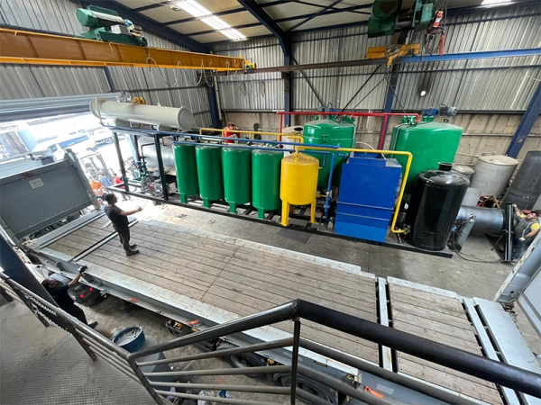 Мобильные установки для переработки нефтяного масла