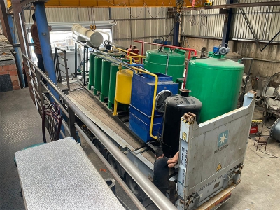 Установка для переработки отработанного минерального масла