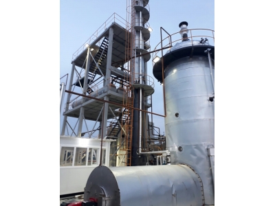 Waste oil recycling plant